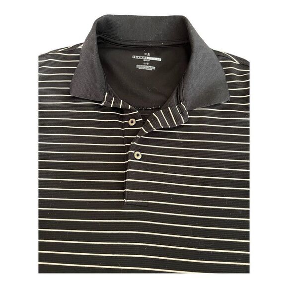 Men’s Large Golf Shirt  GRAND SLAM BLACK TAN. EUC - Picture 1 of 6